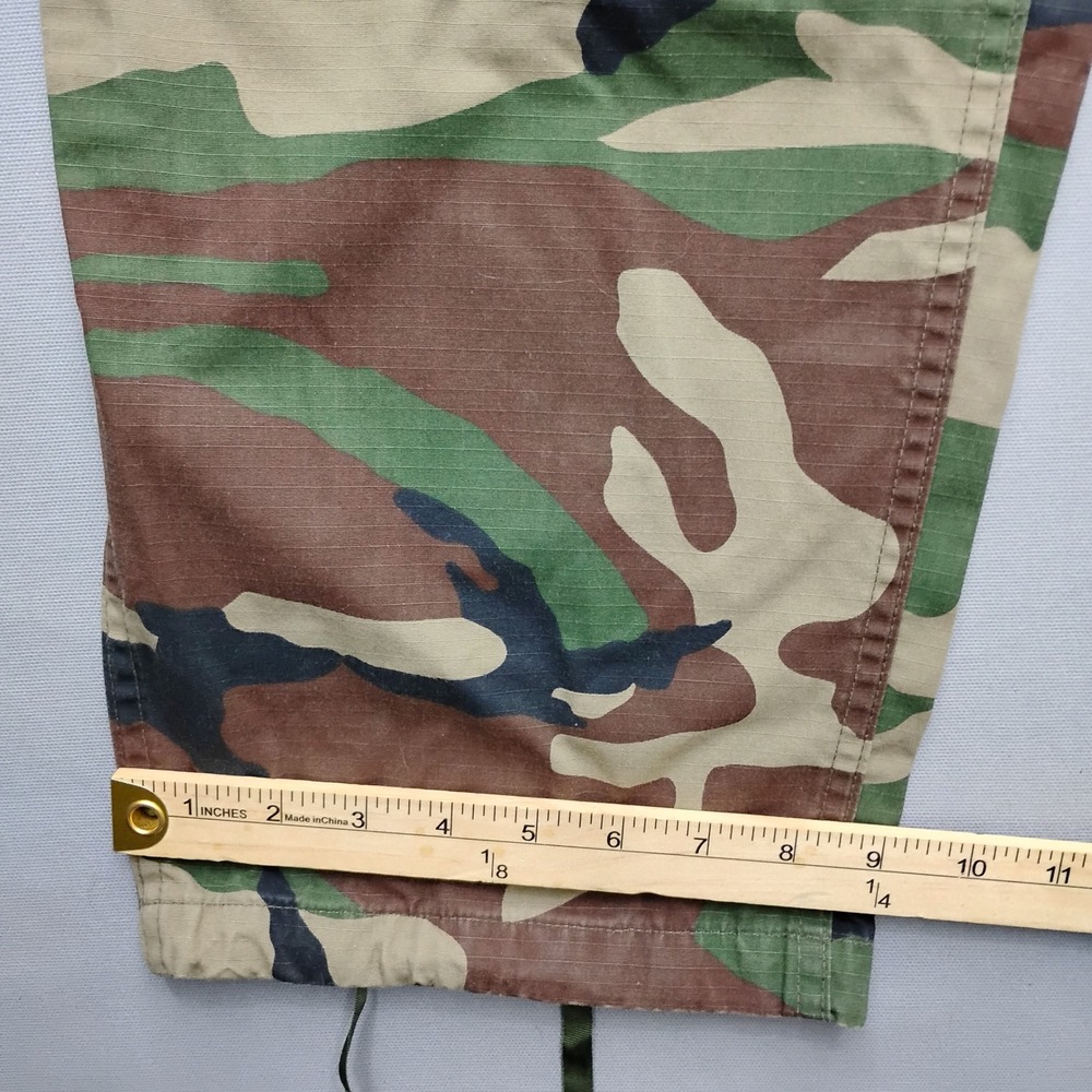 Genuine Gear Woodland Camo Cargo Pants Mens XL Regular 40x31 Ripstop Tactical - Picture 4 of 9
